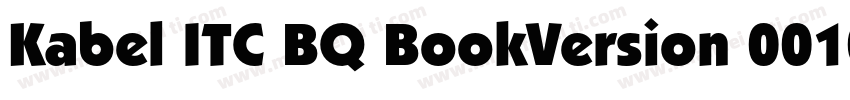 Kabel ITC BQ BookVersion 001000字体转换